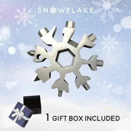 Saker 18-in-1 Stainless Steel Snowflakes Multi-tool