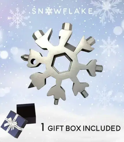 Saker 18-in-1 Stainless Steel Snowflakes Multi-tool
