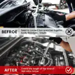 Universal Wrench Extension Tool Torque Wrench Extension Kit