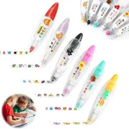 Adorable Animal Press-Style Decoration Pen – DIY Craft Tool