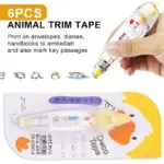 Adorable Animal Press-Style Decoration Pen – DIY Craft Tool