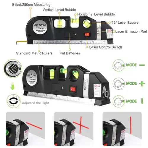 Laser Level Bubbles